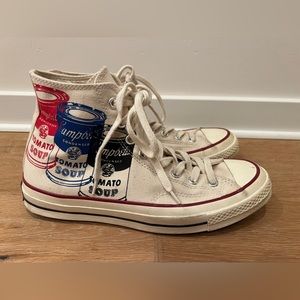 Andy Warhol Campbell’s Soup Converse All Stars M 8/ W 10